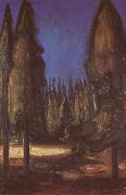 Edvard Munch Forest oil painting